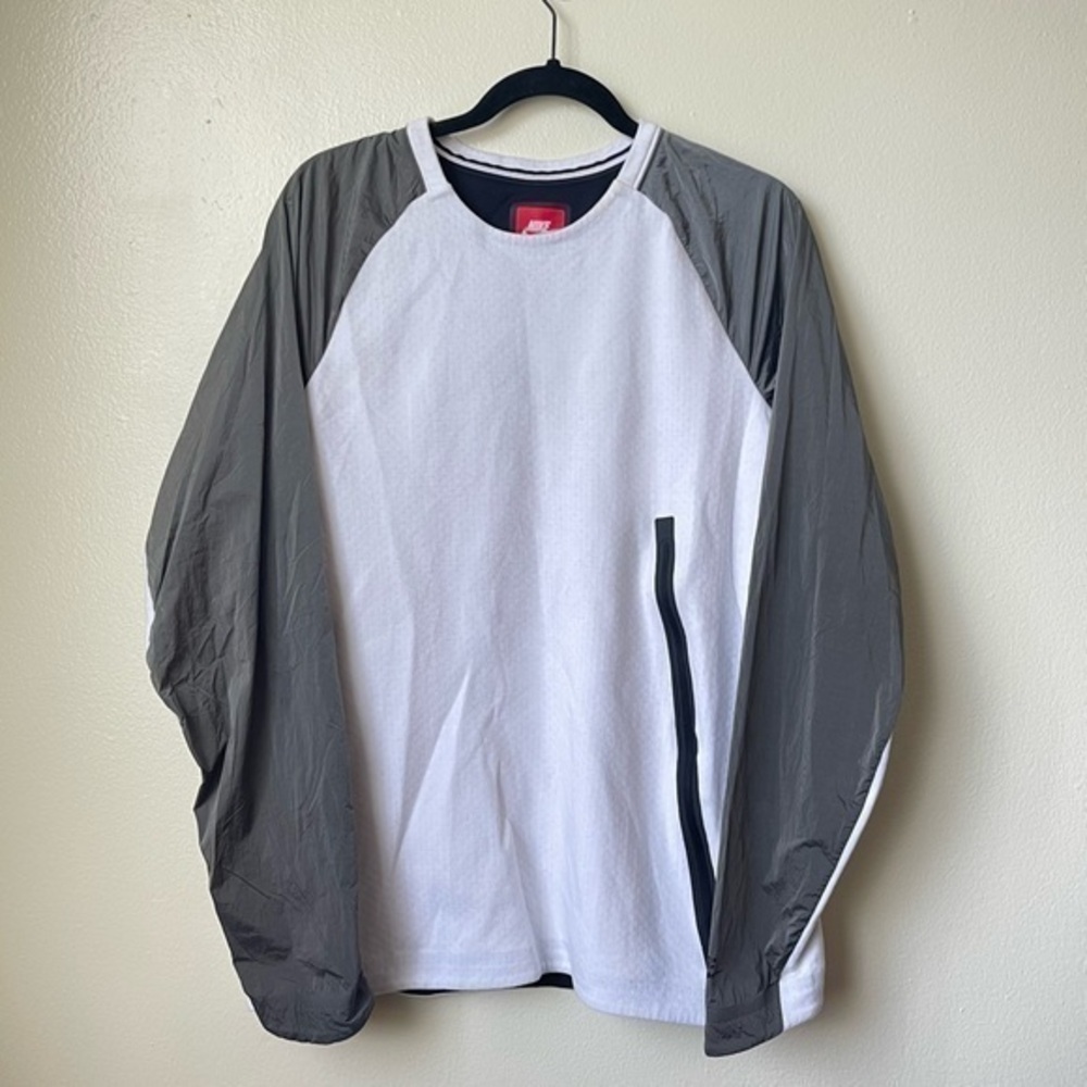 Nike Tech Fleece Crew Neck Men's Casual Warm Sweatshirt Windbreaker Accent